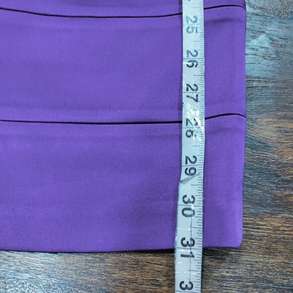 Jax Women's Purple Sleeveless Polyester/Nylon Blend Sheath Dress Size 10 - Picture 10 of 11